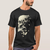 Trendy Grungecore Skull Flowers Gothic Emo Y2K T-shirt (Voorkant)