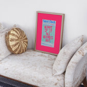 Trendy Guest Check Wall Art Poster