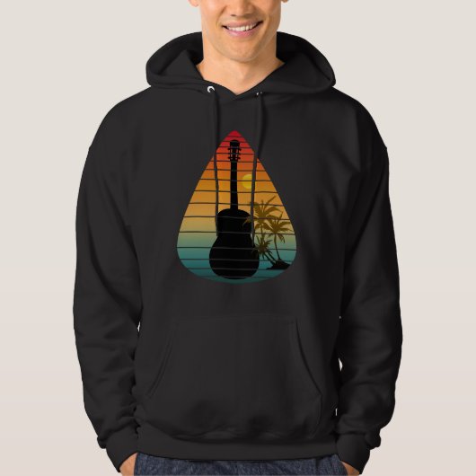 TRENDY GUITAR PICK SUNSET HOODIE (Voorkant)