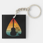 TRENDY GUITAR PICK SUNSET SLEUTELHANGER (Achterkant)