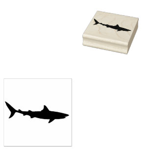 Trendy Haai Rubberstempel