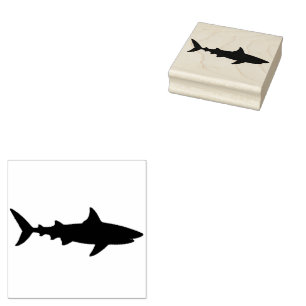 Trendy Haai Rubberstempel