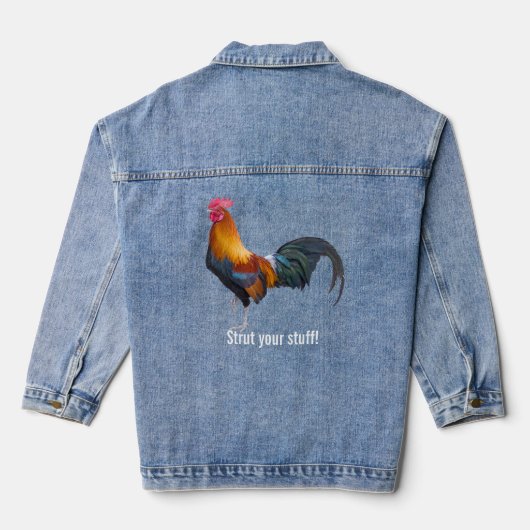 Trendy Haan Denim Jas Jacket (Achterkant)