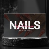 Trendy Haar, Lash, Nail Tech QR Code Visitekaartje