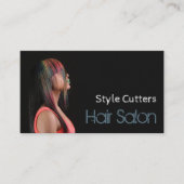 Trendy haarkleur, Hair Stylist, Haarsalon Visitekaartje (Voorkant)