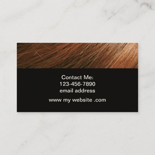 Trendy Haarstylist Modern Visitekaartjes Afsprakenkaartje (Achterkant)