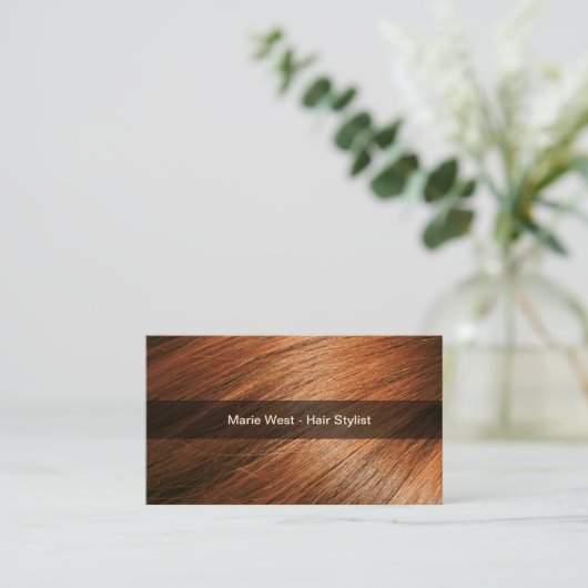 Trendy Haarstylist Modern Visitekaartjes Afsprakenkaartje (Staand voorkant)