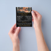 Trendy Hair Cut, Mannen Barbers Adverteren Flyer (Hand)