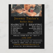 Trendy Hair Cut, Mannen Barbers Adverteren Flyer (Voorkant)