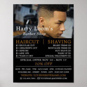 Trendy Hair Cut, Mannen Barbers Adverteren Poster