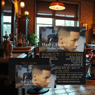 Trendy Hair Cut, Mannen Barbers Visitekaartje