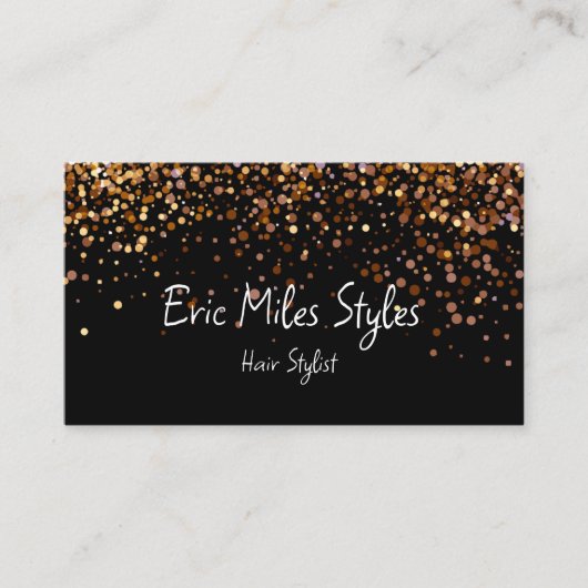 Trendy Hair Stylist Betaalbare Visitekaartjes (Voorkant)