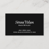 Trendy Hair stylist Salon Tools Beauty Visitekaartje (Achterkant)