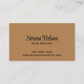Trendy Hair stylist Salon Tools Beauty Visitekaartje (Achterkant)