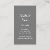 Trendy Hair Stylist Simple Scissors Visitekaartje (Achterkant)