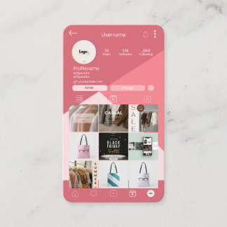 Trendy Hair Stylist Visitekaartjes | Instagram