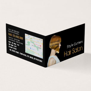 Trendy Haircut, Hair Stylist, Salon Loyalty Visitekaartje