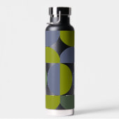 Trendy Half Moon Patroon met de Aangepaste Douane  Waterfles (Rechts)