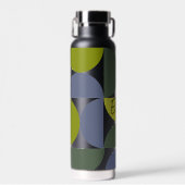 Trendy Half Moon Patroon met de Aangepaste Douane  Waterfles (Voorkant)