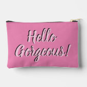 Trendy Hallo Gorheerlijke Girly Pink Etui (Achterkant)