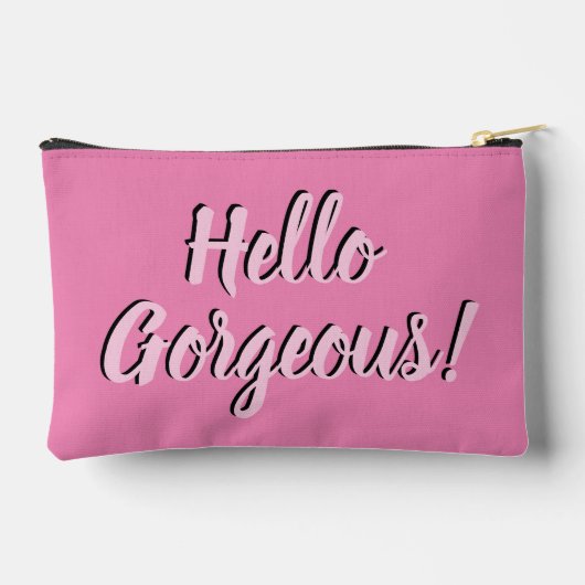 Trendy Hallo Gorheerlijke Girly Pink Etui (Achterkant)