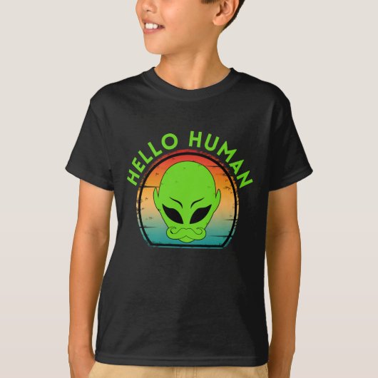 trendy hallo mens t-shirt (Voorkant)