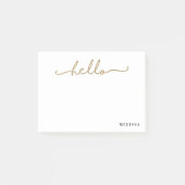 Trendy Hallo Personeelsadvertenties Post-it® Notes (Voorkant)