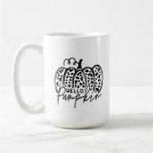 Trendy Hallo Pompoen Koffiemok (Links)