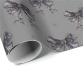 Trendy Halloween A Little Boo Coquette Baby shower Cadeaupapier (Rol Hoek)