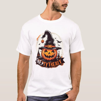 Trendy Halloween Day typografie en grafische T-shi T-shirt