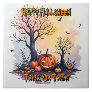 Trendy Halloween Griezelen Cute Collectie Tegeltje