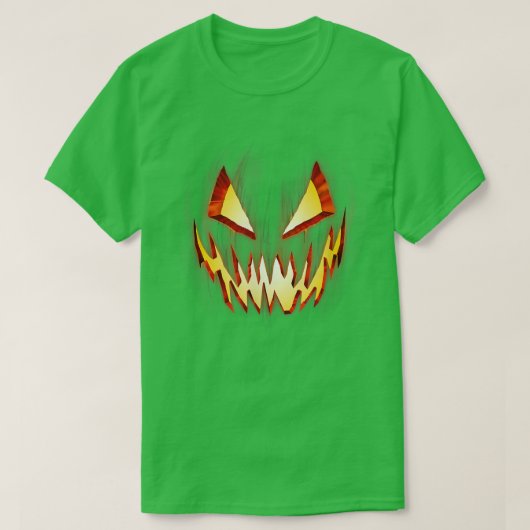 Trendy Halloween Jack O Lantern Smile T-shirt (Design voorkant)