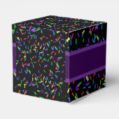 Trendy Halloween Paarse Sprinkle Donut Party Bedankdoosjes (Achterkant)