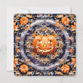 Trendy Halloween Pumpkin Autumn Collectie Kaart (Voorkant)