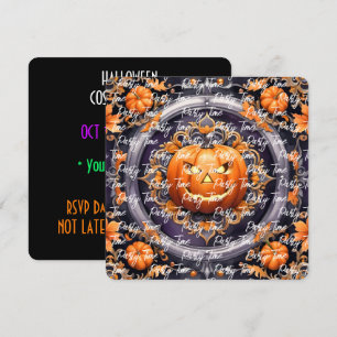 Trendy Halloween Pumpkin Autumn Collectie Kaart