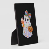 Trendy Halloween Rhinestones Ghost Fotoplaat (Zijkant)