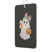 Trendy Halloween Rhinestones Ghost Luchtverfrisser (Links)