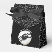 Trendy Halloween Spooky Black Spider Donut Bedankdoosjes (Voorkant Zijde)