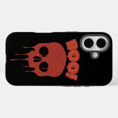 Trendy Halloween Spooky Boo Skull Case-Mate iPhone Case (Achterkant (horizontaal))