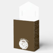 Trendy Halloween Spooky Brown Boo Ghost Donut Bedankdoosjes (Geopend)