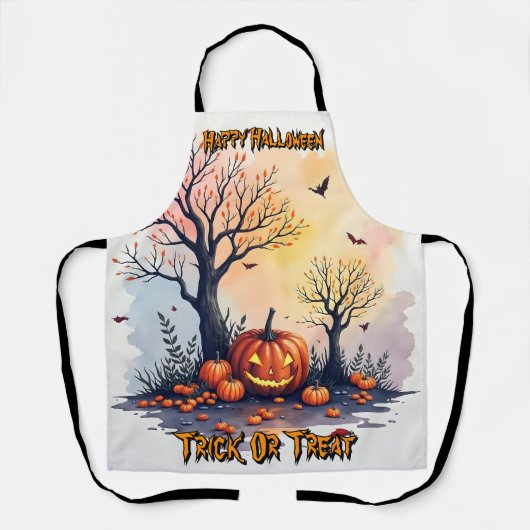 Trendy Halloween Spooky Cute Collection Schort (Voorkant)