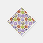 Trendy Halloween Spooky Funky Donut Servet (Hoek)