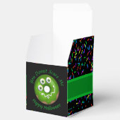 Trendy Halloween Spooky Green Monster Eyes Donut Bedankdoosjes (Geopend)