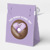 Trendy Halloween Spooky Hart Boo Ghost Donut Bedankdoosjes (Achterkant)