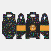 Trendy Halloween Spooky Oranje Monster Eyes Donut Bedankdoosjes (Ongevouwen)