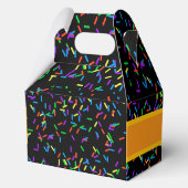 Trendy Halloween Spooky Oranje Monster Eyes Donut Bedankdoosjes (Achterkant)