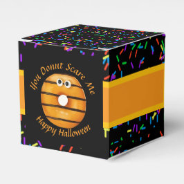 Trendy Halloween Spooky Oranje Monster Eyes Donut Bedankdoosjes