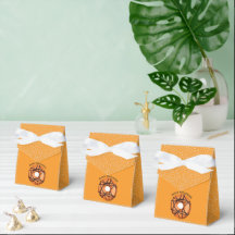 Trendy Halloween Spooky Oranje Web Donut