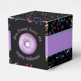 Trendy Halloween Spooky Paarse Monster Eyes Donut Bedankdoosjes