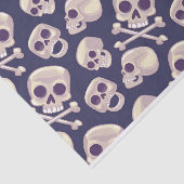 Trendy Halloween Spooky Skulls Decoupage Print Tissuepapier (Detail)